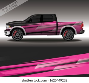 Car wrap decal design vector, custom livery race rally car vehicle sticker and tinting.