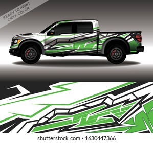 Car wrap decal design vector, custom livery race rally car vehicle sticker and tinting.