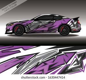 Car wrap decal design vector, custom livery race rally car vehicle sticker and tinting.