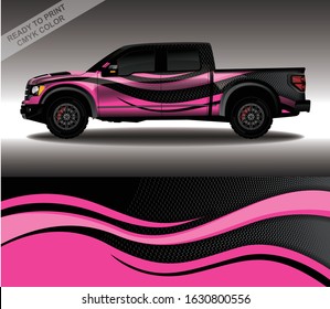 Car wrap decal design vector, custom livery race rally car vehicle sticker and tinting.