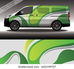 Car wrap decal design vector, custom livery race rally car vehicle sticker and tinting.