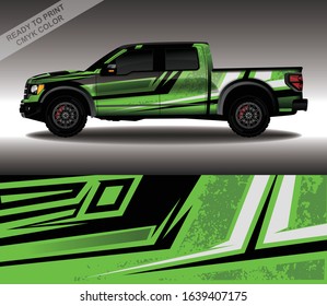 Car wrap decal design vector, custom livery race rally car vehicle sticker and tinting.