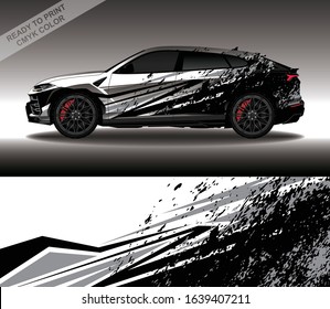 Car Wrap Decal Design Vector Custom Stock Vector Royalty Free 1639407211