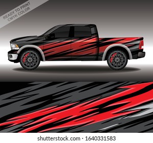 Car wrap decal design vector, custom livery race rally car vehicle sticker and tinting.