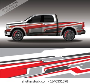 Car wrap decal design vector, custom livery race rally car vehicle sticker and tinting.