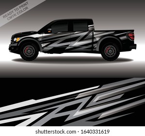 Car wrap decal design vector, custom livery race rally car vehicle sticker and tinting.