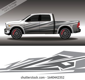 Car wrap decal design vector, custom livery race rally car vehicle sticker and tinting.