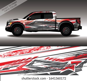 Car wrap decal design vector, custom livery race rally car vehicle sticker and tinting.