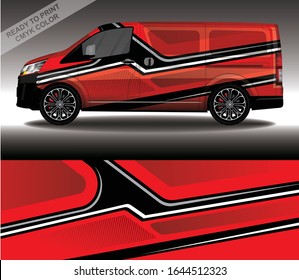 Car wrap decal design vector, custom livery race rally car vehicle sticker and tinting.