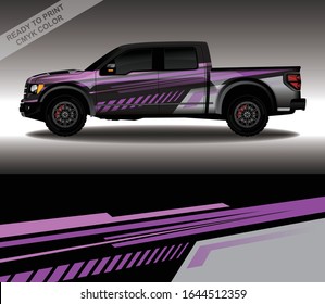 Car wrap decal design vector, custom livery race rally car vehicle sticker and tinting.