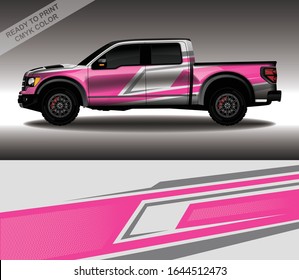 Car wrap decal design vector, custom livery race rally car vehicle sticker and tinting.