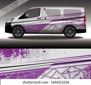Vector de diseño de la envoltura de Camión, adhesivo y tintado de vehículos de camión de carrera de la carrera de la livina personalizada.