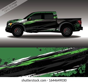 Car wrap decal design vector, custom livery race rally car vehicle sticker and tinting.