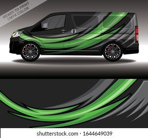 Car wrap decal design vector, custom livery race rally car vehicle sticker and tinting.
