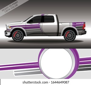 Vektorillustration für die dekale Gestaltung von Autos, Aufkleber und Tönung von Karosserien.