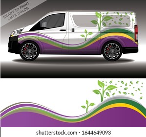 Car wrap decal design vector, custom livery race rally car vehicle sticker and tinting.