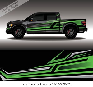 Car wrap decal design vector, custom livery race rally car vehicle sticker and tinting.