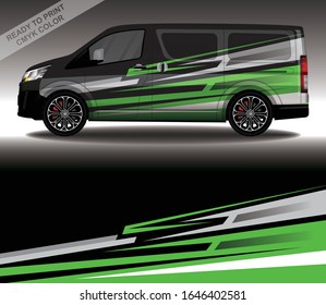 Car wrap decal design vector, custom livery race rally car vehicle sticker and tinting.