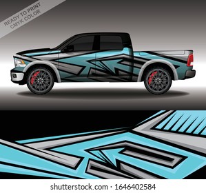 Car wrap decal design vector, custom livery race rally car vehicle sticker and tinting.