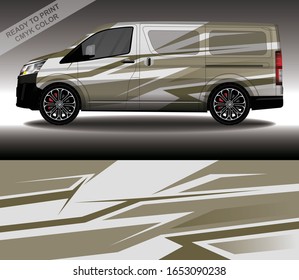 Car wrap decal design vector, custom livery race rally car vehicle sticker and tinting.