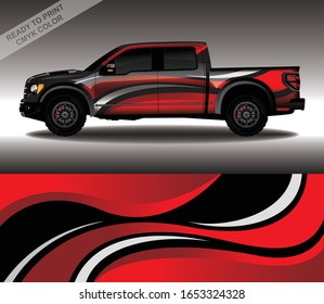 Vektorillustration für die dekale Gestaltung von Autos, Aufkleber und Tönung von Karosserien.