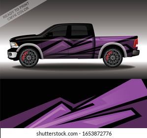 Car wrap decal design vector, custom livery race rally car vehicle sticker and tinting.