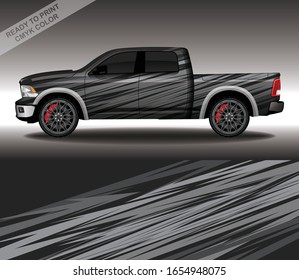 Car wrap decal design vector, custom livery race rally car vehicle sticker and tinting.
