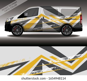 Car wrap decal design vector, custom livery race rally car vehicle sticker and tinting.