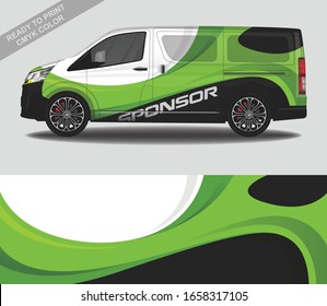 Car wrap decal design vector, custom livery race rally car vehicle sticker and tinting.