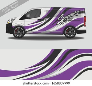 Car wrap decal design vector, custom livery race rally car vehicle sticker and tinting.