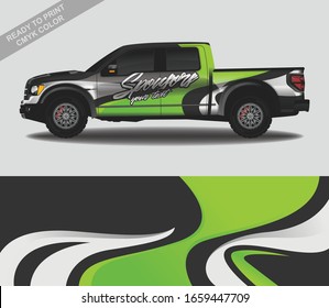 Car wrap decal design vector, custom livery race rally car vehicle sticker and tinting.