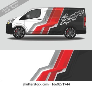 Car wrap decal design vector, custom livery race rally car vehicle sticker and tinting.