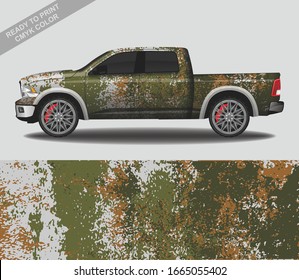 Car Wrap Decal Design Vector, Custom Livery Race Rally Car Vehicle Sticker And Tinting.