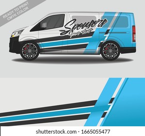 Car wrap decal design vector, custom livery race rally car vehicle sticker and tinting.