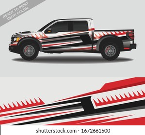 Car wrap decal design vector, custom livery race rally car vehicle sticker and tinting.