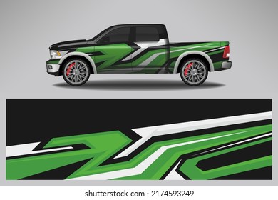 Car wrap decal design vector, custom livery race rally car vehicle sticker and tinting.