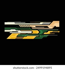 Car wrap decal design vector, custom livery race rally car vehicle sticker.