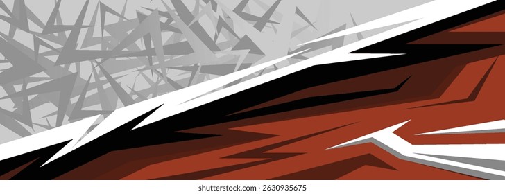 Car wrap decal design vector, custom livery race rally car vehicle sticker and tinting