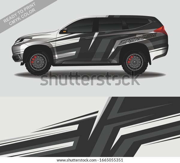 Car Wrap Decal Design Vector Custom Stock Vector (Royalty Free ...