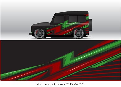 Car wrap decal designs. Abstract racing and sport background for racing livery or daily use car vinyl sticker. Decal vector eps ready print.