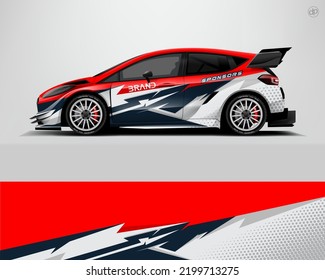 Car wrap decal designs. Abstract racing and sport background for racing livery or daily use car vinyl sticker dekal