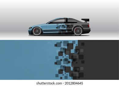Diseño de calcomanías de ajuste de coches para lirios de carreras o pegatinas de vinilo de coches diarios