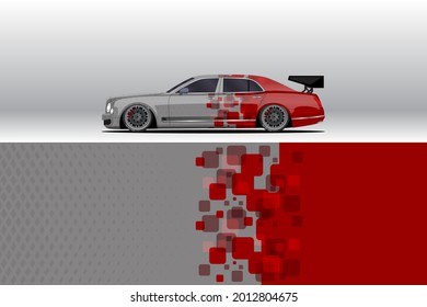 Car wrap decal designs for racing livery or daily car vinyl sticker