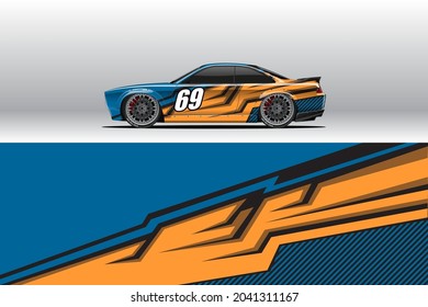 Car wrap decal designs for racing livery or daily car vinyl sticker
