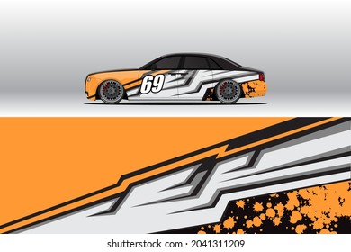 Car wrap decal designs for racing livery or daily car vinyl sticker
