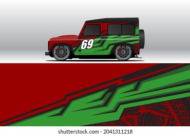 Car wrap decal designs for racing livery or daily car vinyl sticker
