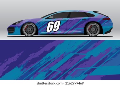 Car wrap decal designs for racing livery or daily car vinyl sticker