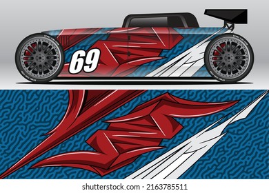 Diseño de calcomanías de ajuste de coches para lirios de carreras o pegatinas de vinilo de coches diarios