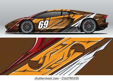 Diseño de calcomanías de ajuste de coches para lirios de carreras o pegatinas de vinilo de coches diarios