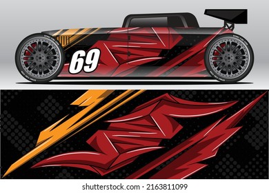 Car wrap decal designs for racing livery or daily car vinyl sticker